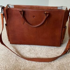 Old trend- leather computer bag